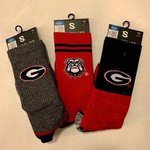 Georgia Bulldogs Performance Socks (Pack of 3)